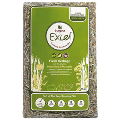 Picture of Excel Fresh Herbage Timothy Hay Dried - 1kg