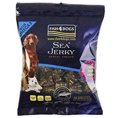 Picture of Fish4Dogs Sea Jerky Squares - 100g