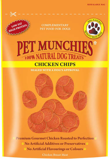 Picture of Pet Munchies Dog Chicken Chips - 8 x 100g