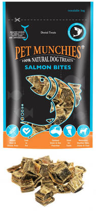 Picture of Pet Munchies Dog Salmon Bites - 8 x 90g