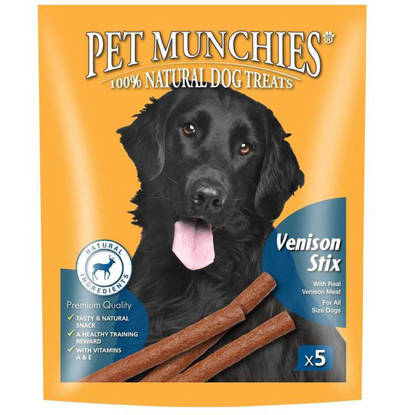 Picture of Pet Munchies Dog Venison Stix - Pack 5 x 10