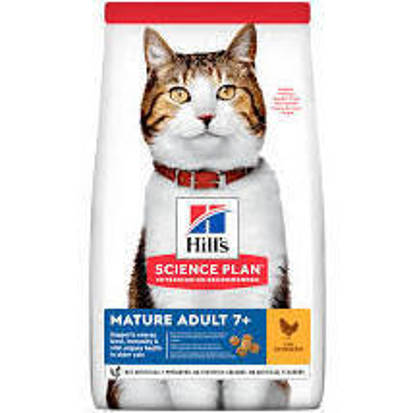 Picture of HILL'S SCIENCE PLAN Mature Adult 7+ Cat Food with Chicken - 1.5kg
