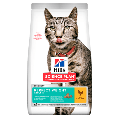 Picture of Hills Adult Feline Perfect Weight Dry food with Chicken 1.5kg