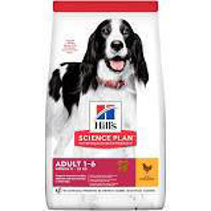 Picture of Hill's  Adult Medium Dog Food 1-6YR with Chicken 2.5kg