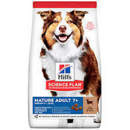 Picture of Hills Science Plan Mature Medium Dog 7 + with Lamb 14kg