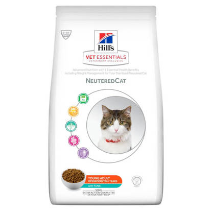 Picture of Hills Science Plan Vet Essentials Young Neutered Cat Low Fat Tuna 1.5kg