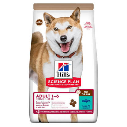Picture of Hill's Science Plan No Grain Medium Adult Dog Food with Tuna 14kg
