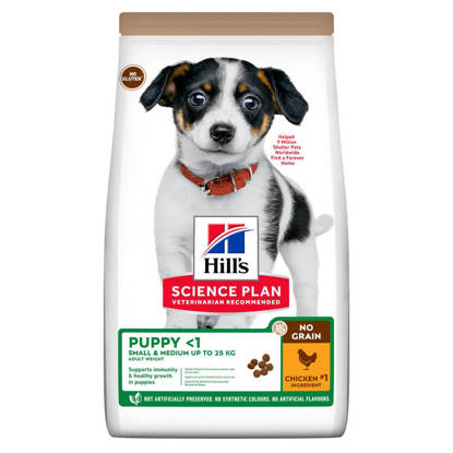 Picture of Hills Science Plan No Grain Medium Puppy food with Chicken 2.5kg