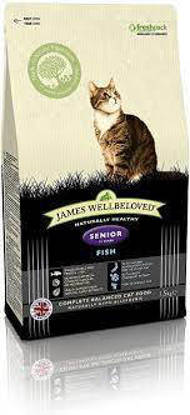 Picture of James Wellbeloved Fish and Rice Senior Cat 1.5kg