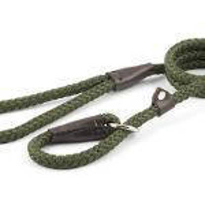 Picture of Ancol Slip Lead green Rope  - 12mm x 1.2m 48 inch