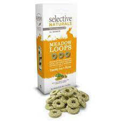 Picture of Selective Naturals Meadow Loops Timothy Hay & Thyme - 80g