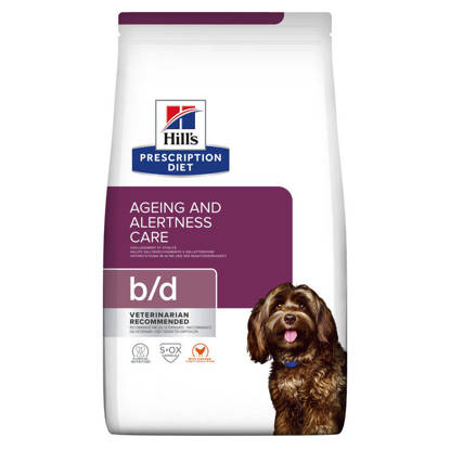 Picture of Hills Diet b/d Brain Ageing Care Dry Dog Food with Chicken 3kg