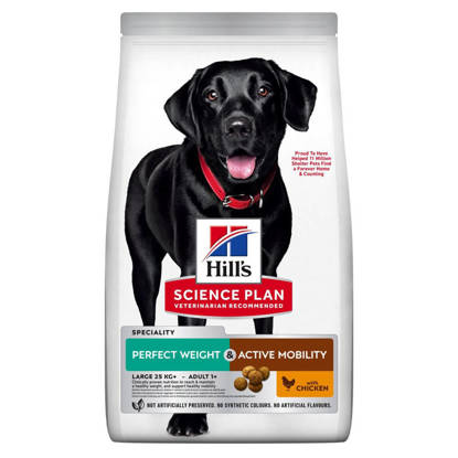Picture of Hill's Science Plan Perfect Weight & Active Mobility Large Breed Adult Dog Food with Chicken  12kg