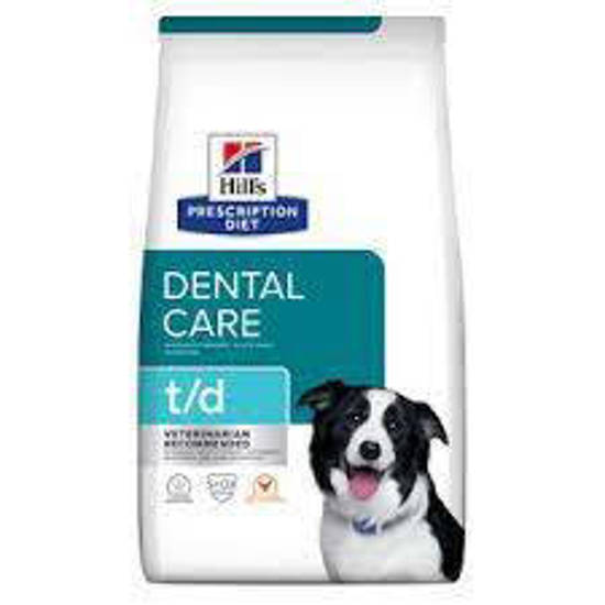 Picture of Hill's Prescription Diet t/d Dental Care Dry Dog Food with Chicken 4kg