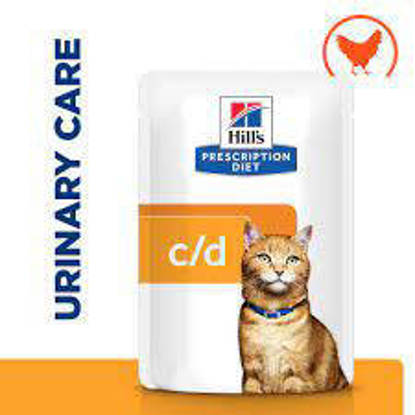 Picture of Hill's PRESCRIPTION DIET c/d Urinary Stress Reduced Calorie Cat Food with Chicken 12 x 85g