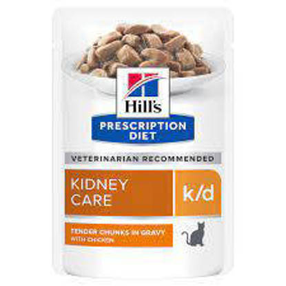 Picture of Hills Prescription Diet K/D Feline with Chicken 12x85G