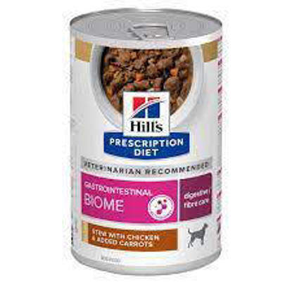 Picture of Hills Prescription Diet Canine GIBiome Chicken & Vegetable Stew 354g x 12