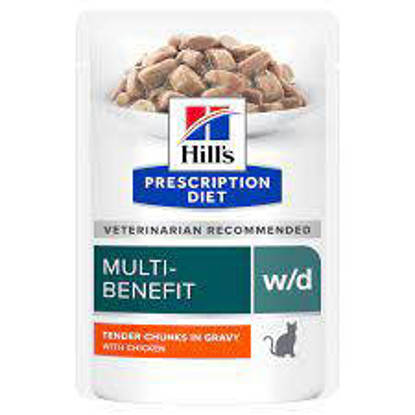 Picture of Hill's Vet Essentials W/D Multi-Benefit Adult Wet Dry Food - 4 pack (12 x 85g)