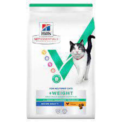 Picture of Hill s VET ESSENTIALS MULTI-BENEFIT + WEIGHT Mature Adult 7+ Dry Cat Food with Chicken 3kg Bag