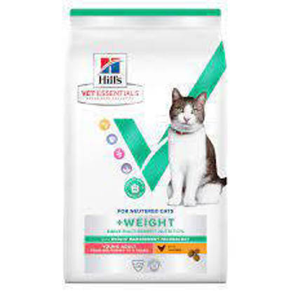 Picture of Hill's VET ESSENTIALS MULTI-BENEFIT + WEIGHT Young Adult Cat Food with Chicken - 8kg