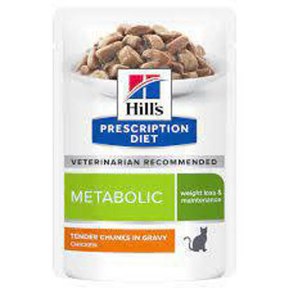 Picture of Hill's PRESCRIPTION DIET Metabolic Cat Food Pouches 12 x 85g
