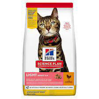 Picture of Hill's™ Science Plan™ LIGHT ADULT CAT FOOD with CHICKEN 1-6 year  1.5kg