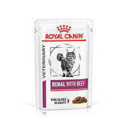 Picture of ROYAL CANIN® Renal Beef Adult Wet Cat Food 12 x 85g (x 4)