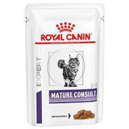 Picture of ROYAL CANIN® Mature Consult (in gravy) Wet Senior Cat Food 12 x 85g (x 4)