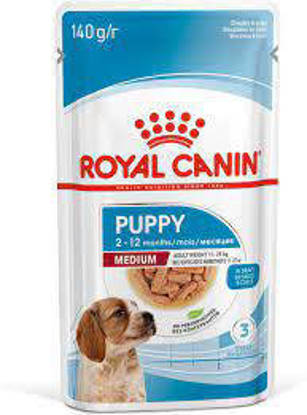 Picture of Royal Canin Medium Puppy Chunks in Gravy - 40 x 140g