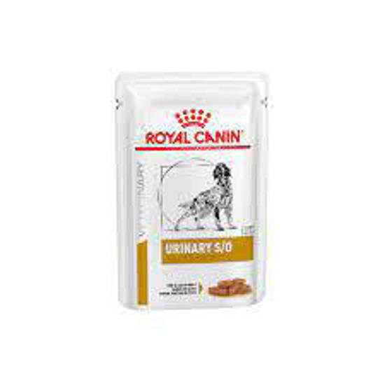 Picture of ROYAL CANIN® Canine Urinary S/O Thin Slices in Gravy Adult Wet Dog Food 12 x 100g (x 4)