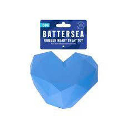 Picture of Battersea Dog Rubber Heart Treat Toy