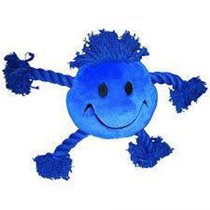 Picture of Happy Face Plush Toy/rope Blue