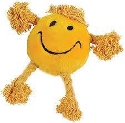 Picture of Happy Face Plush Toy/rope - Yellow