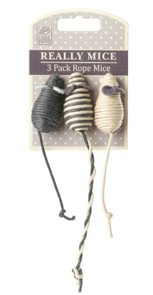 Picture of Really Mice Rope Mice Cat Toy