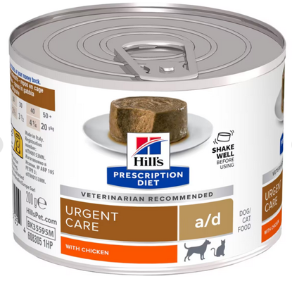 Picture of Hill's Prescription Diet A/D Restorative Care Dog & Cat 12x200g