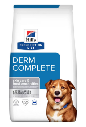 Picture of Hills Prescription Diet Derm Complete Dog Food 12kg